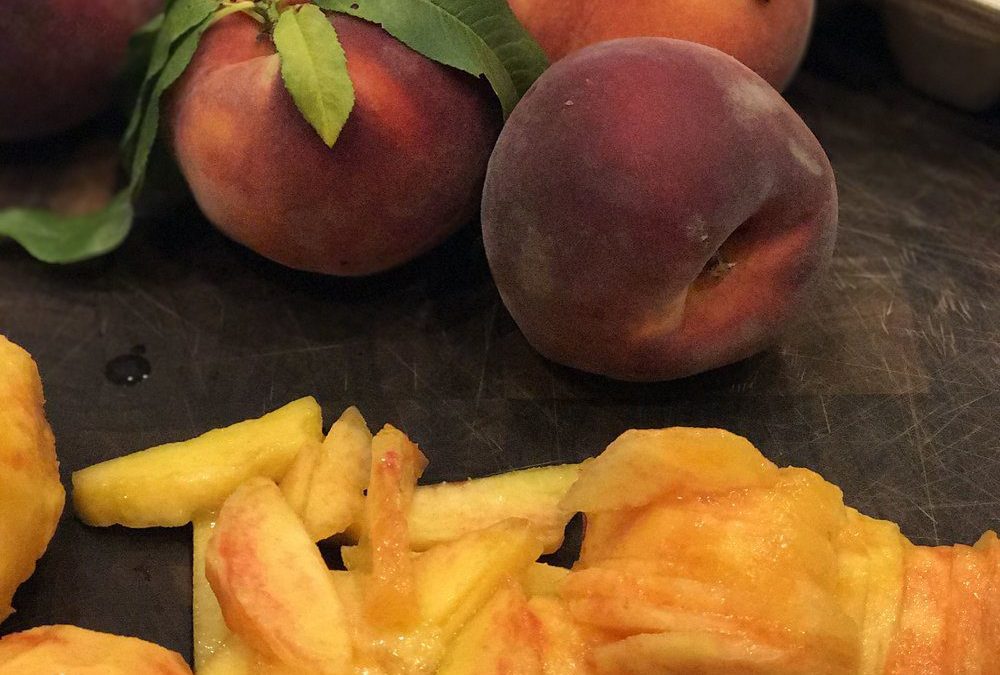 Summertime and the Peach Desserts are Easy…