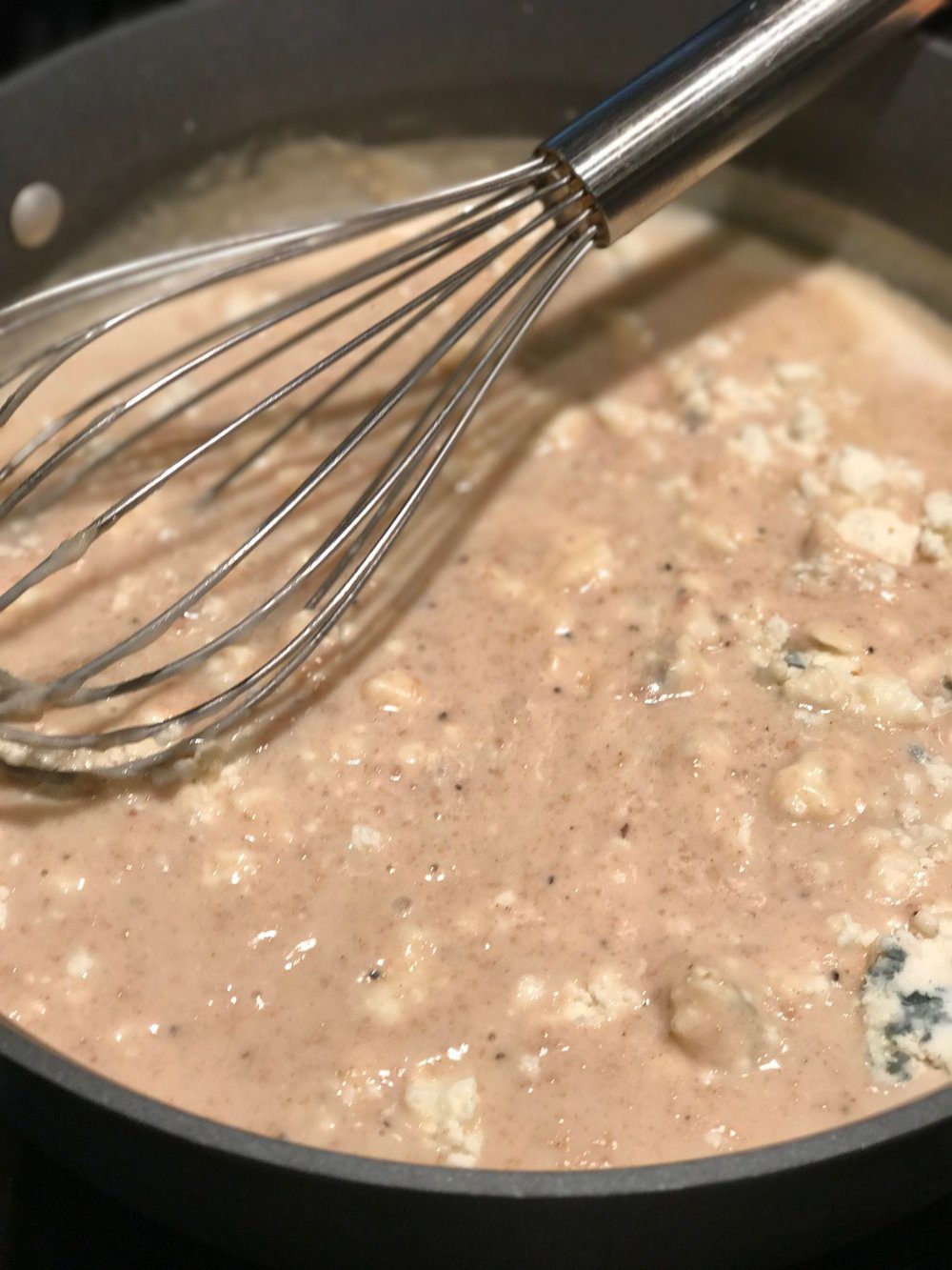 Blue Cheese Gravy -- SO GOOD!