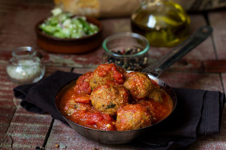 Shhh! I snuck a few veggies in these fab meatballs...