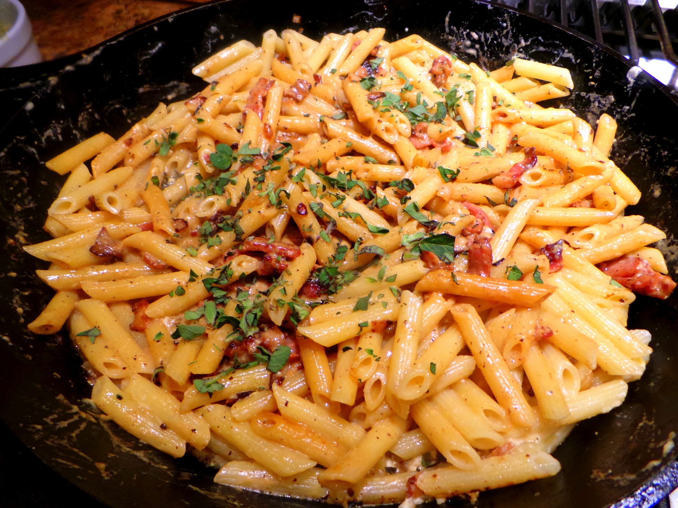 A Pasta Dish for Bacon Lovers