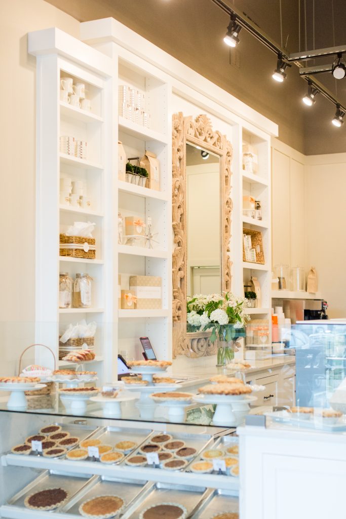 A freshly baked pie resting on a cooling rack