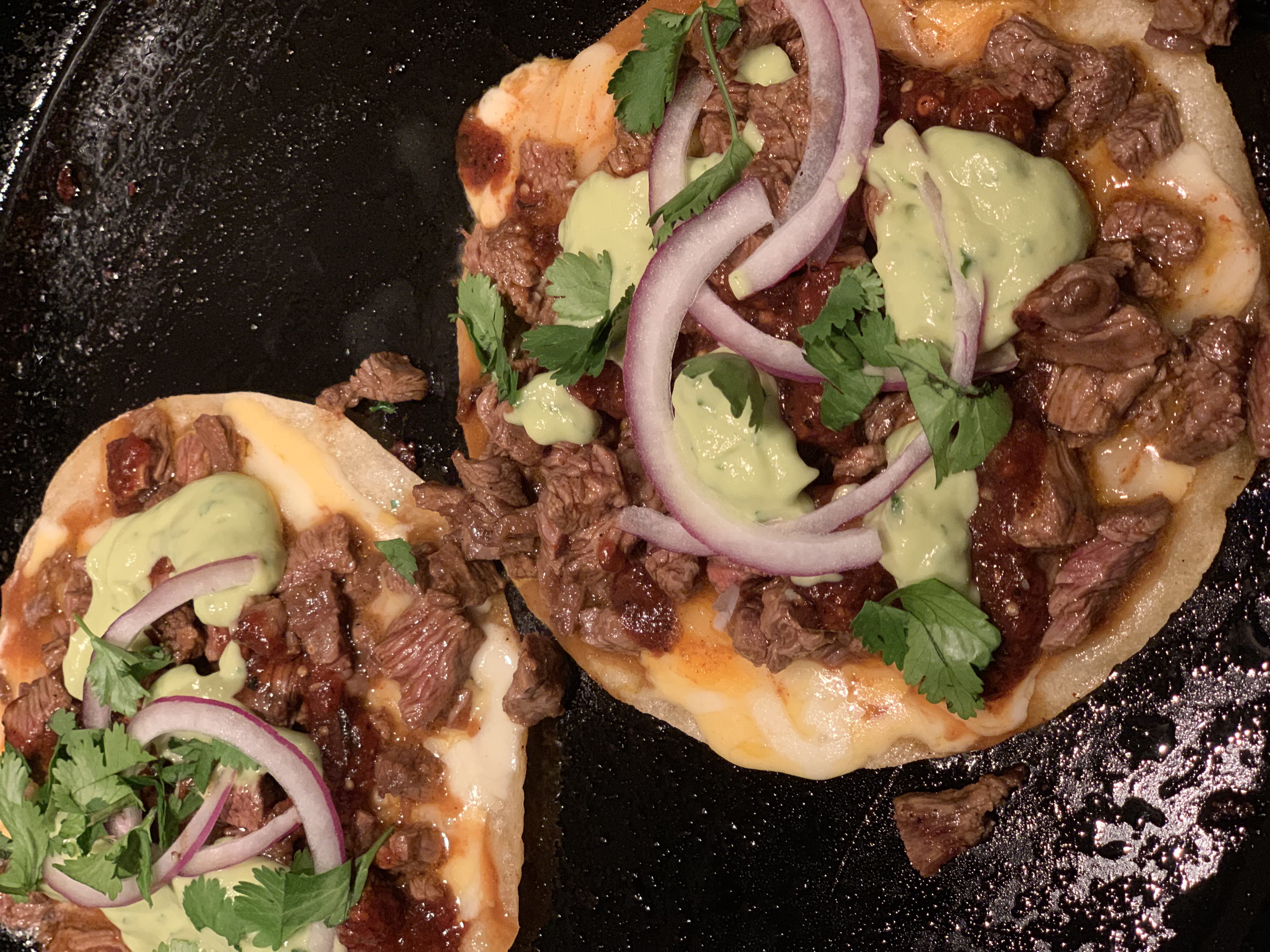 Steak Tacos - Jorj Morgan Cooking Steak Tacos/Carnitas