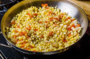 Easy Mexican Street Corn, Skillet Style