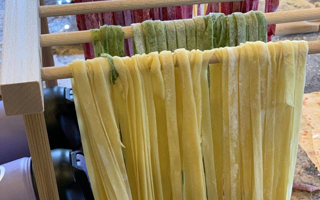 A Rainbow of Fresh Pasta: Cooking With Kids At Home