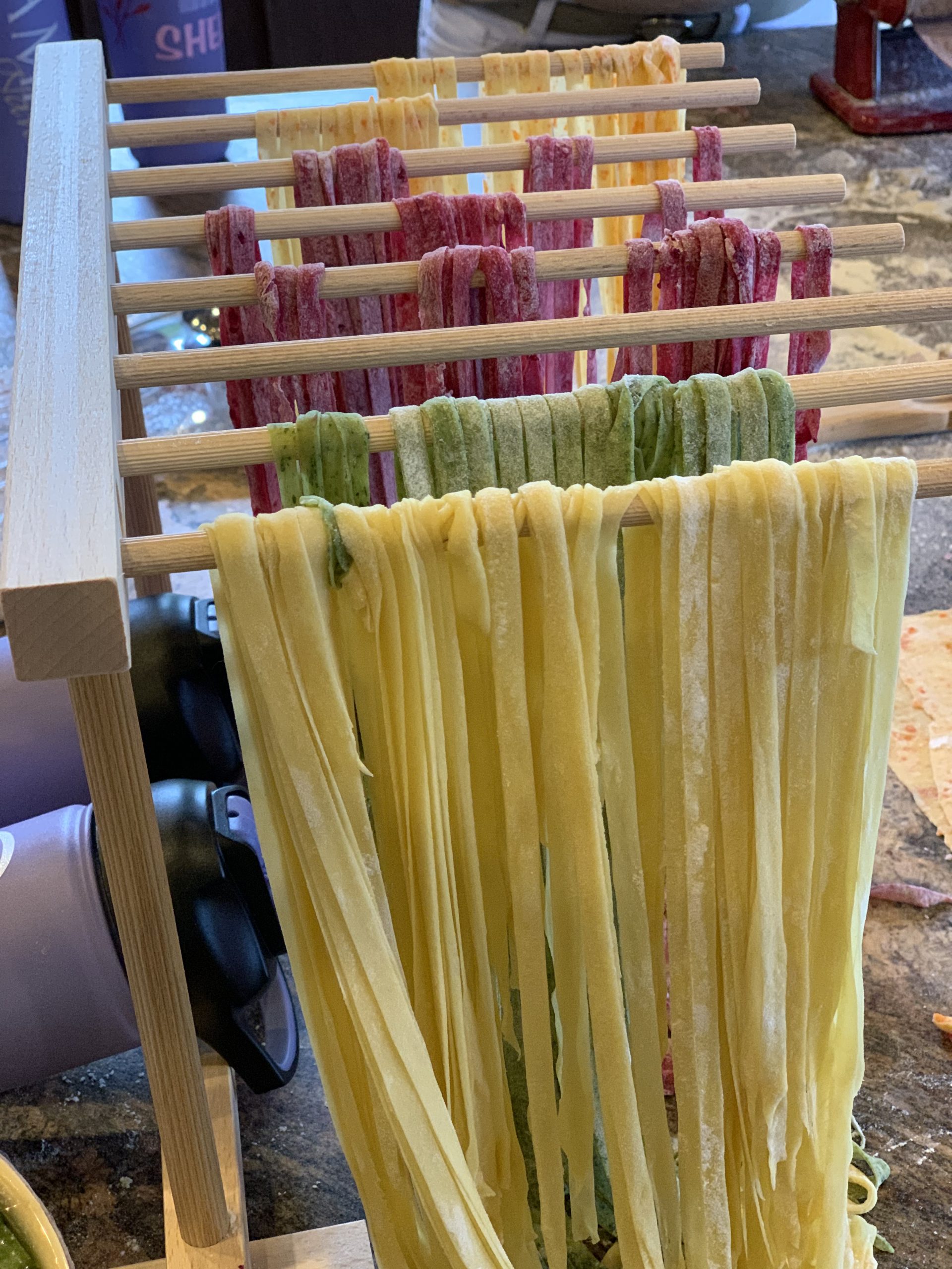 A Rainbow of Fresh Pasta: Cooking With Kids At Home