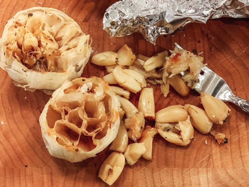 roasted-garlic-butter Veal Sinatra
