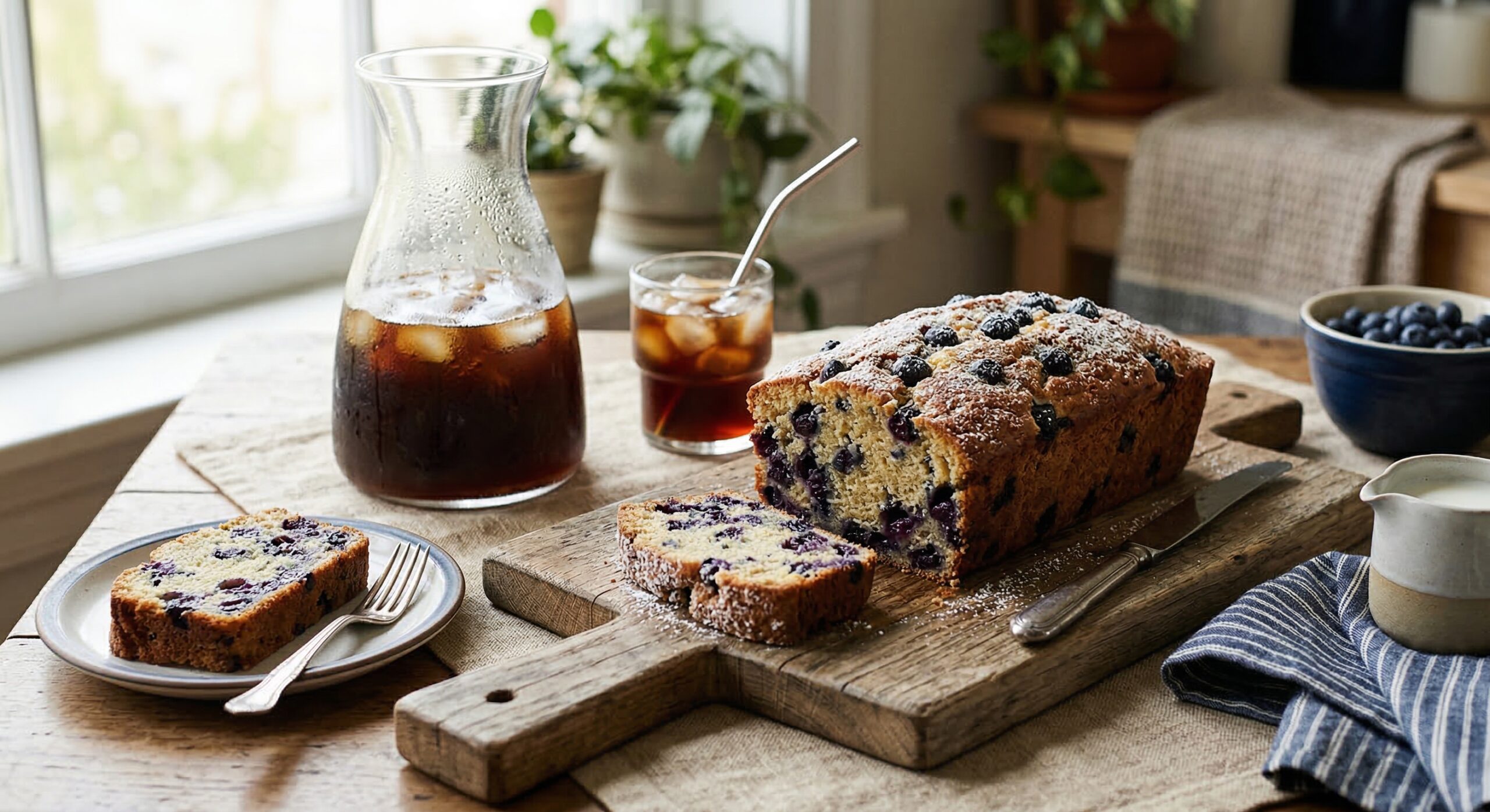 A Tale of Blueberry Sleeve Cake