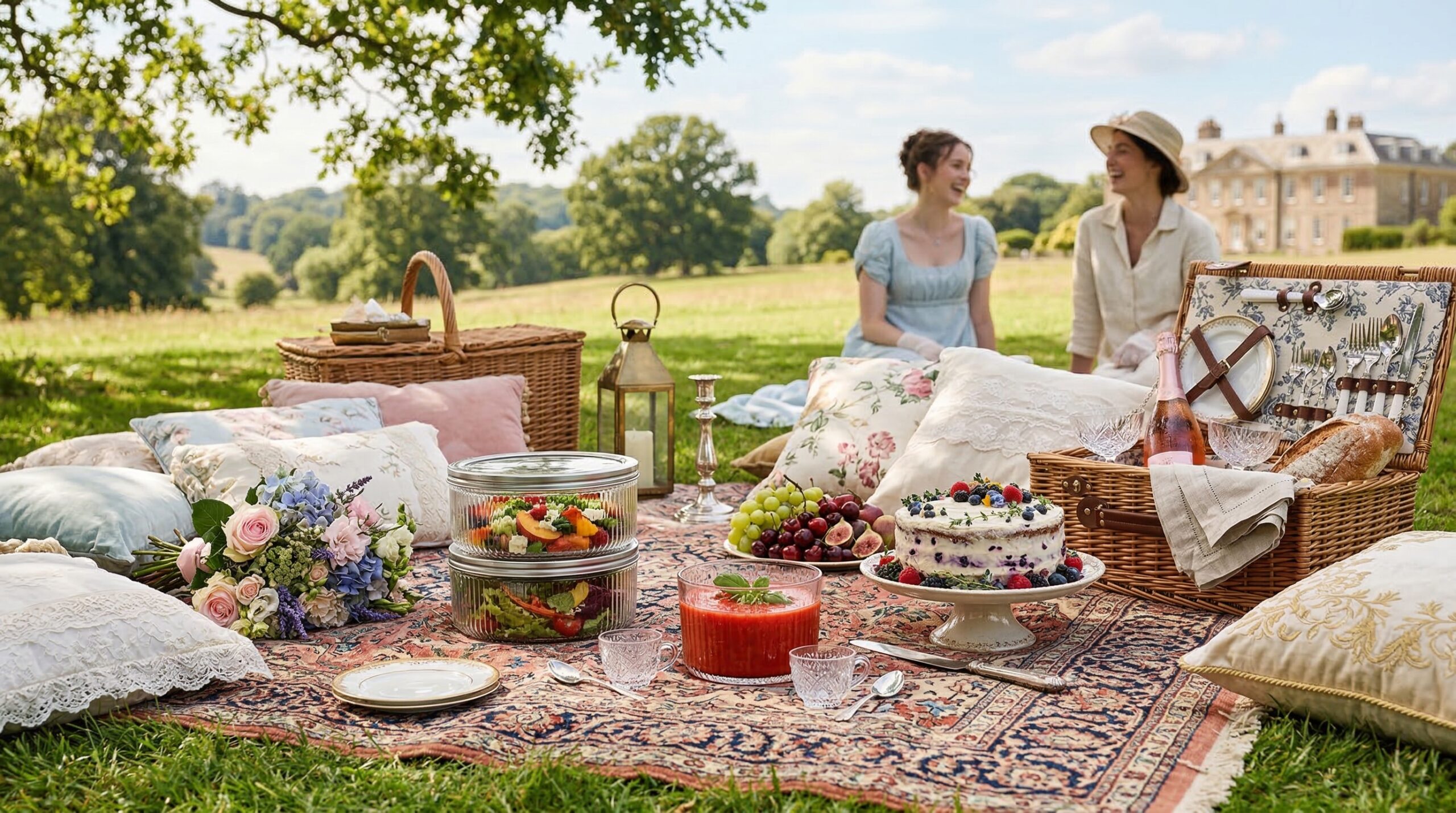A Bridgerton-Inspired Picnic Menu