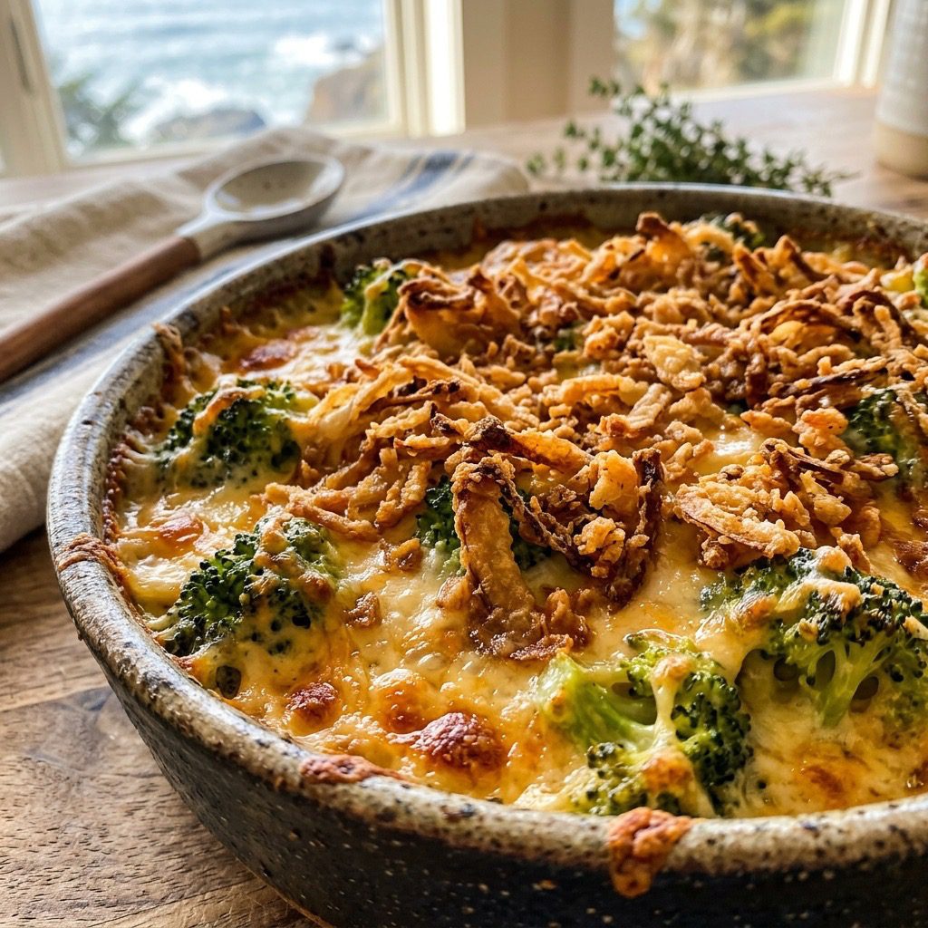 Baked Broccoli Cheese Casserole