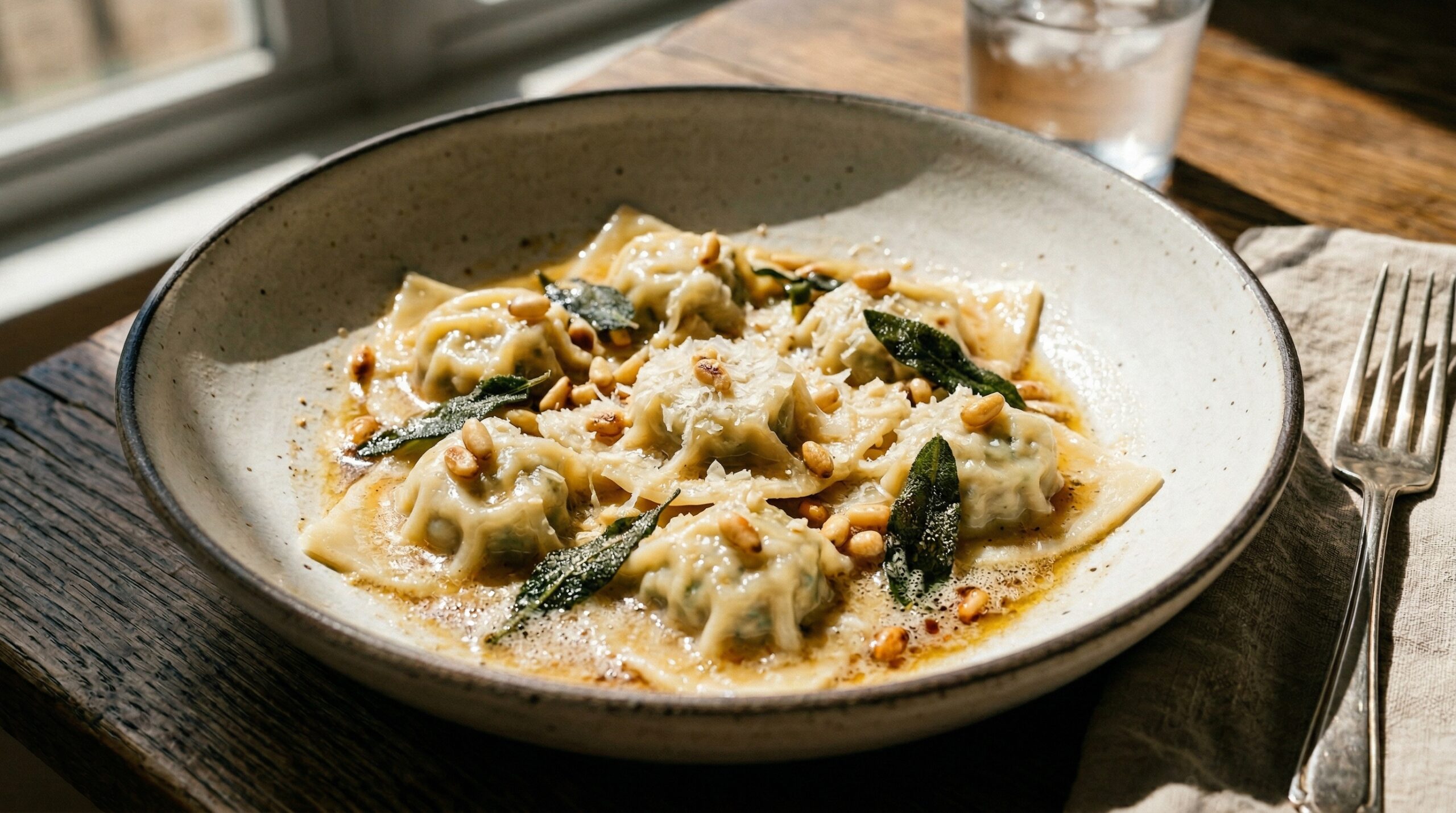 Chicken & Ricotta Wonton Ravioli