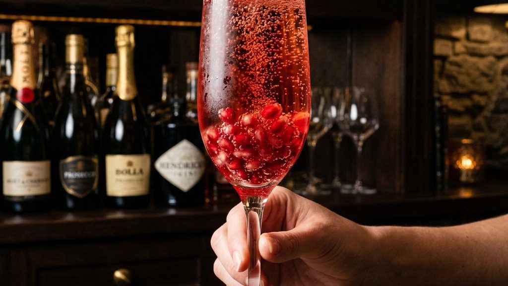 Festive Pomegranate Sparkler