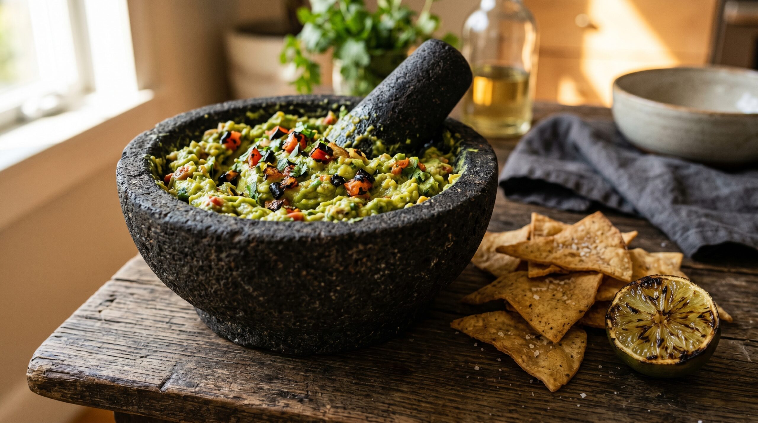 Fire-Grilled Guacamole