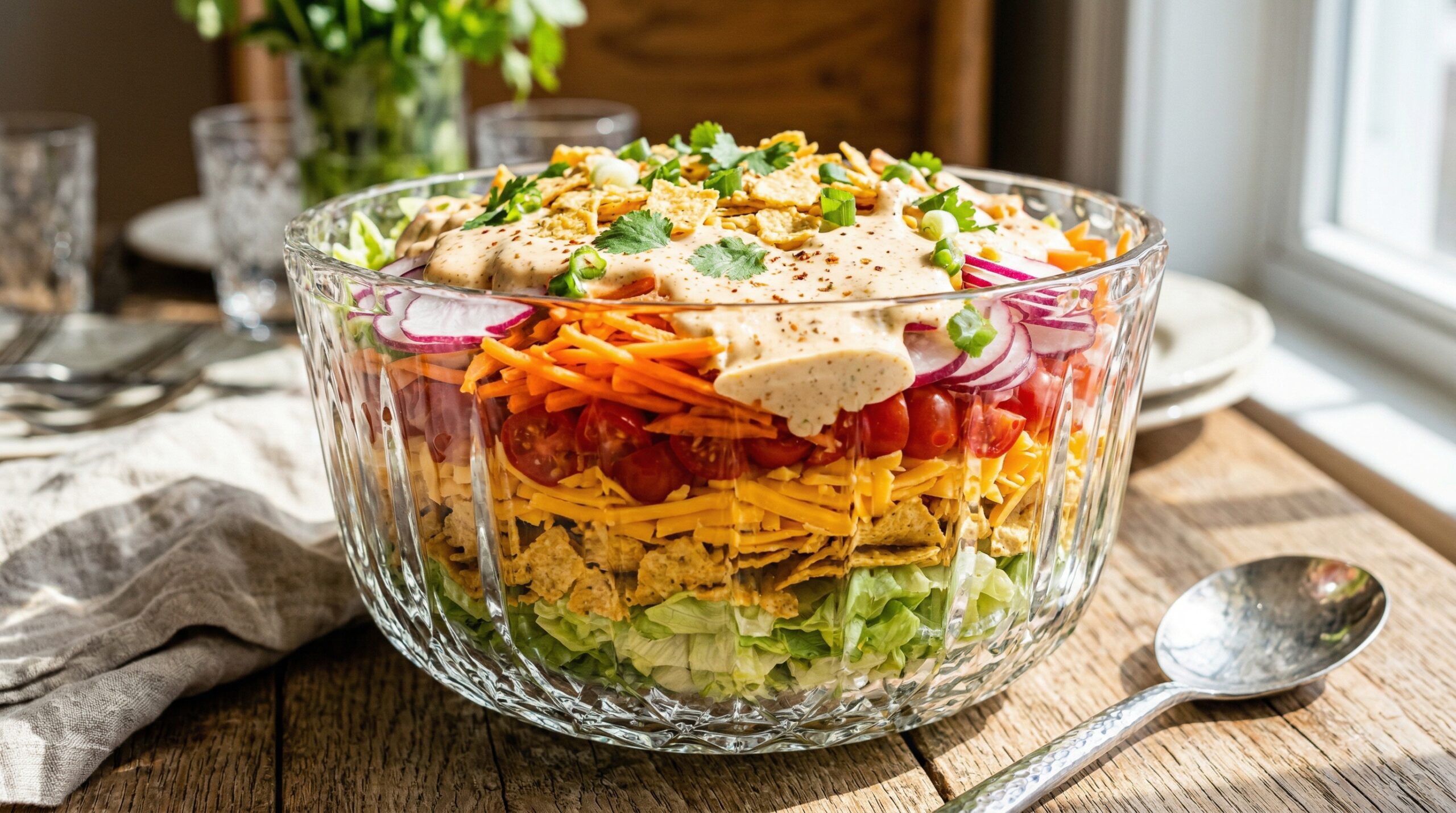 Layered Chopped Harvest Salad