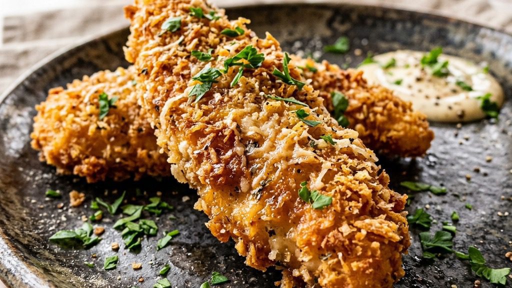 Parmesan Panko Chicken Fingers