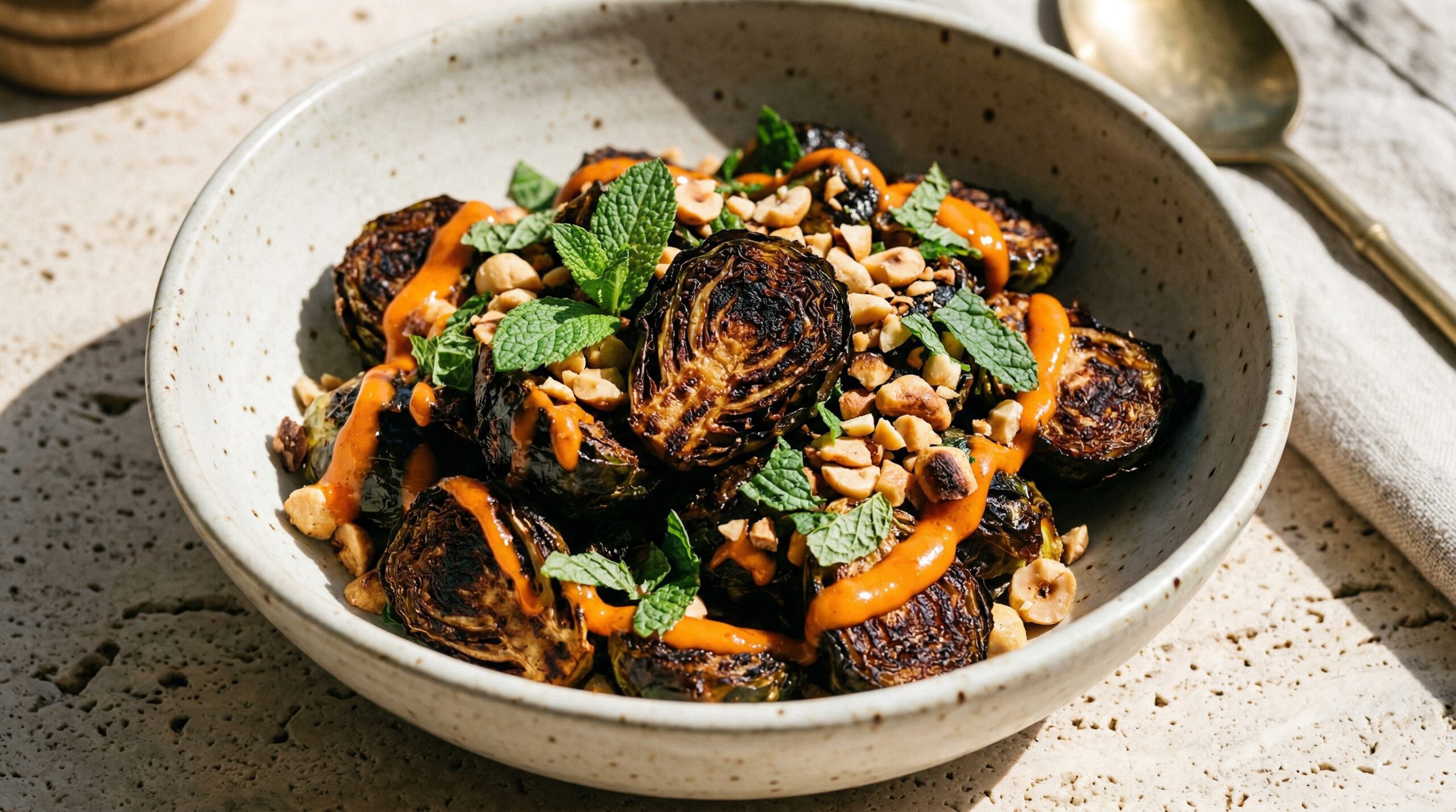 Sriracha Roasted Brussels Sprouts