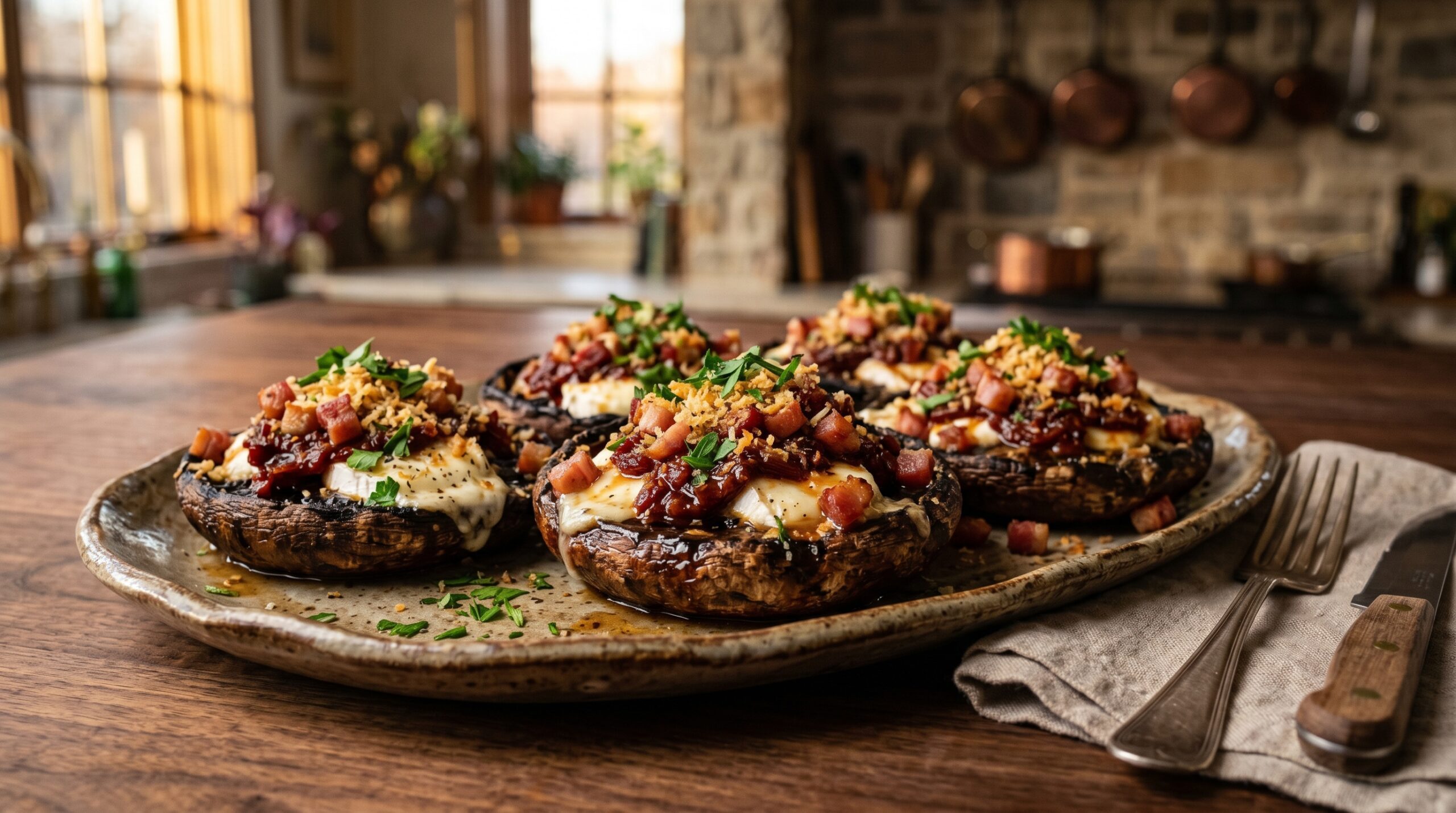 Stuffed Portobello Mushrooms