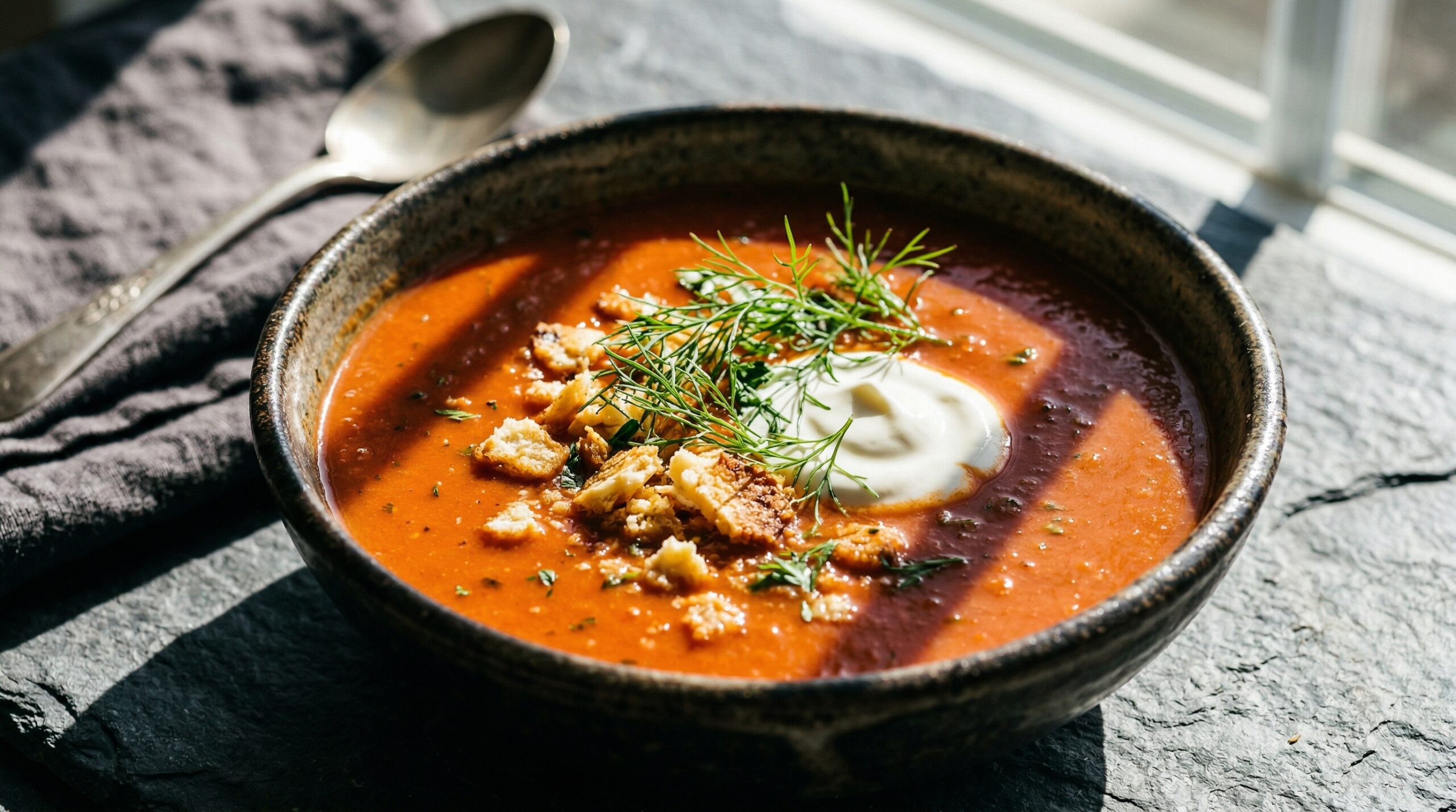 Tomato, Jalapeno, and Fennel Bisque
