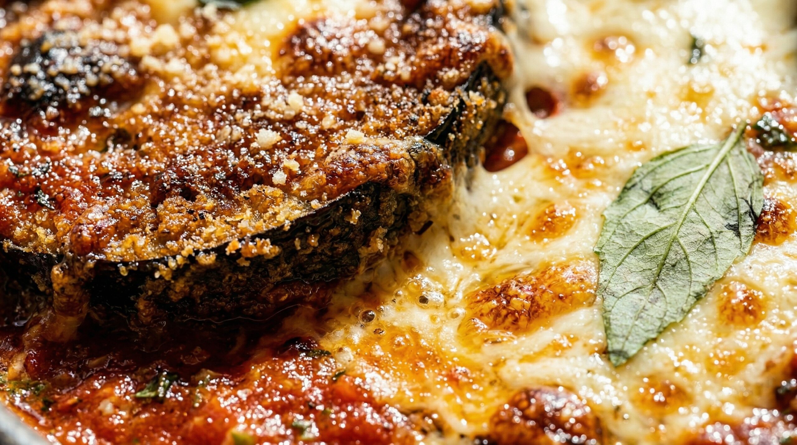 Triple-Crusted Eggplant Parmesan